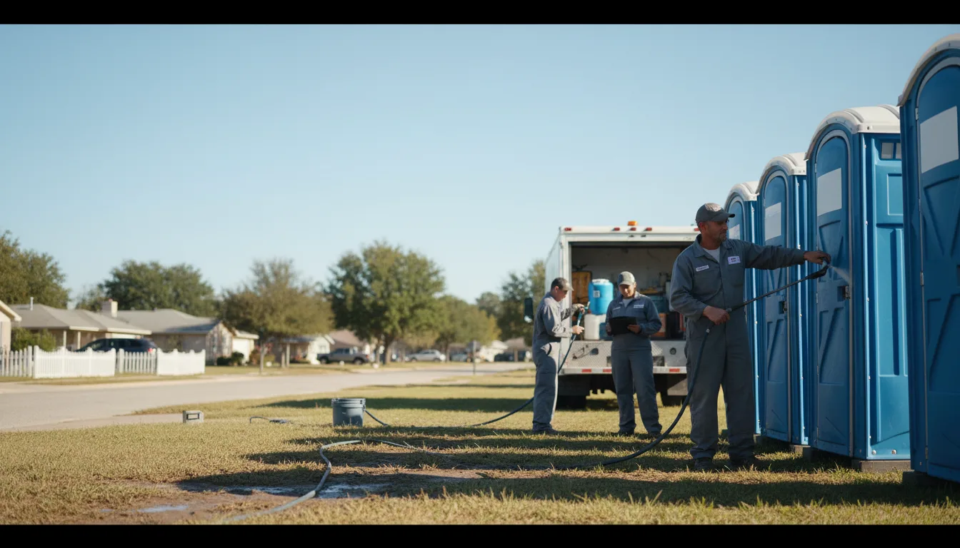 Long-Term Portable Toilet Rental in Brookland, AR near me